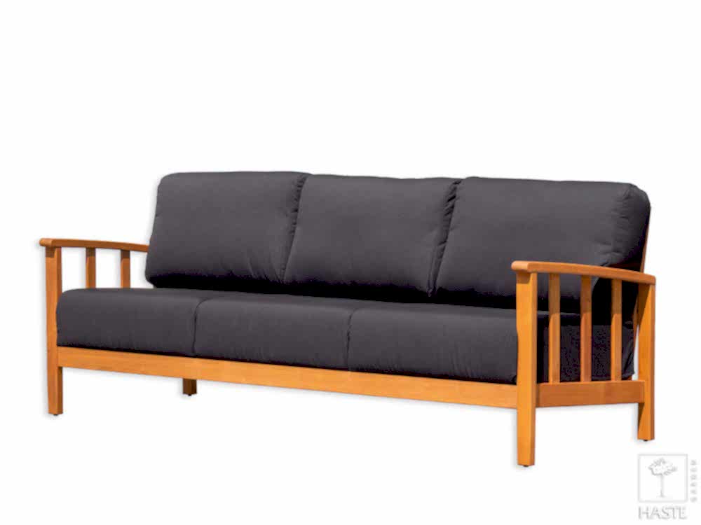 Sofa 3-osobowa drewniana